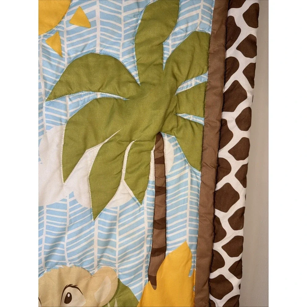 Disney Baby Lion King Crib Comforter‎ Blanket Simba Nala 32x45 Animal Soft